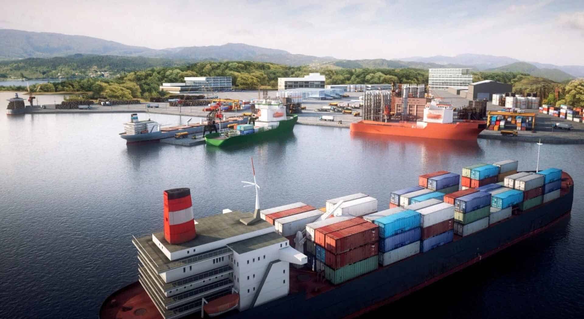 Nordhordland Naeringspark havneomradet